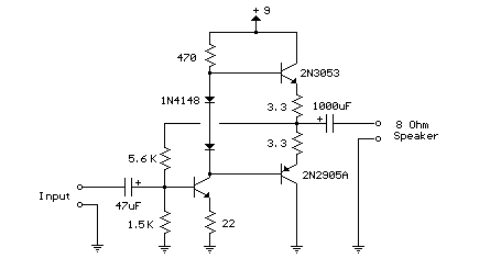 3 Transistor Audio Amp